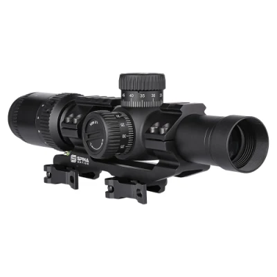 Amostra de personalização Spina Optics 1.2-6X24 Riflescope Tactical Scope Mira Mira para caça