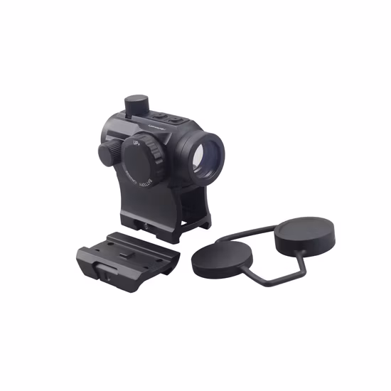 Erains M1al Style 4-5moa Tactical Compact Scope Fechado 1X28 Top Buttons Switches e Riser Mount Incluído Arma Red and Green DOT Sight
