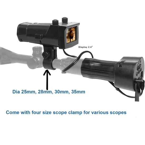 Bestguarder Wg90 WiFi OEM ODM Hunting Night Vision Riflescope com Display 2.4 Screen ou Plus 4.3 Screen (WG90)