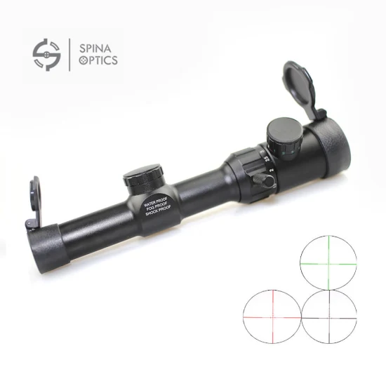 Espingarda Spina Optics 1-4X20 à prova d'água para caça ao ar livre mira tática