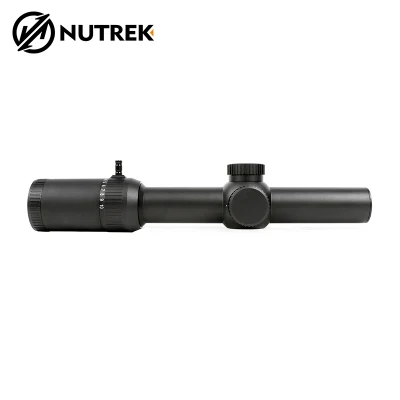 Nutrek Optics 1-10X24 SFP FFP Reforçada com Fibra Impermeável Arma de Caça Riflescope Red DOT Scope