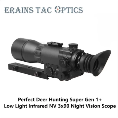Caça tática Super Gen 1+ Nv390 Retículo de arma de visão noturna Rifle mira